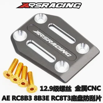 CNC kovové šasi protišmykové platne na 1/8 AE RC8B3 RC8B3E RC8T3