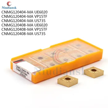 CNMG120404 MA VP15TF UE6020 vonkajšie sústruženie nástroj karbidu kotúč rezný nástroj CNC nástroj CNMG 120408 sústruh nástroj otáčania kotúča