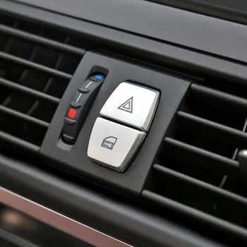 CNORICARC Chrome ABS interiéru Vozidla Tlačidlá Flitrami Dekorácie Kryt Výbava Obtlačky pre BMW 5 series f10 f18 520 525 528 530