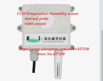 CO2 Senzor Detektora CO2 Vysielač RS485 Výstup Analog Vysokou Presnosťou Priemyselný Snímač 0-5V 0-10V 4-20ma Vlhkosť, Senzor