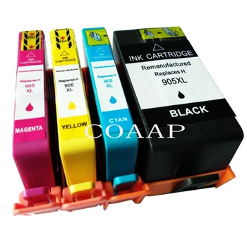 COAAP Kompatibilný atrament pre HP 905 905XL nové atramentové kazety HP905XL pre inkjetprinter pro 6960 6970 6950 6956 all-in-one printer