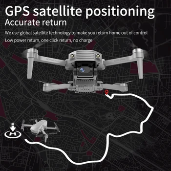 CONUSEA X2000 Drone s 4K Kamera 25 Minút Čas Letu, Striedavý Motor Postupujte podľa Mňa Skladacia GPS Hučí RC Quadcopter pre Začiatočníkov