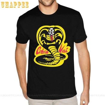 Cool Cobra Kai Karate Kid Dojo T-Shirt pánske 6XL Krátky Rukáv Ultra Bavlna Posádky Košele