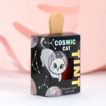 Cosmic cat long-lasting lip tint, scarlet, 4.5 ml lesk na Pery Kozmetika, make-up