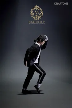 CRAFTONE 1/6 Superstar Obrázok Michael Jacksons Billie Jean Akčný Model Celý Set 012