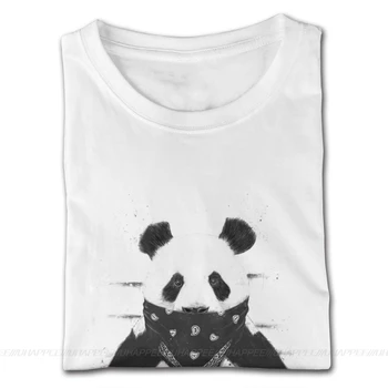 Creat Vlastné Tričko Zlá Panda Foto Tričká Vlastné Bavlna Krátky Rukáv Muža 6XL Biele Tričko