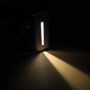 (CREE zdroj svetla, Igor disk) hliníkové nohy svetlo, LED zapustené chodby, steny chodby, steny nohy svetlo