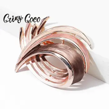 Cring Coco Módne Rose Gold Geometrické Brošne Kolíky Dizajnér Smalt Zliatiny Ženy Brošňa Pripnúť na Šaty, Oblečenie Dievčatá Darčeky 2020