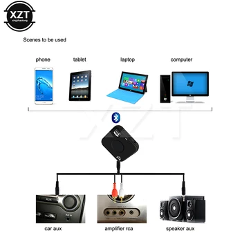 CSRA64215 Bezdrôtové Audio Prijímač, Adaptér B7 PLUS Bluetooth 4.2 Prijímač APT-X NFC CVC6.0 Vstavaný Mikrofón, AUX Out