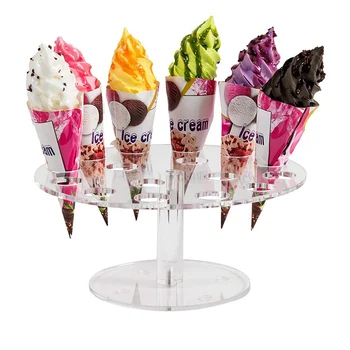Cupcake Dezert Kužele Držiak na Stojan Multi-otvory Ice Cream Displej Držiak Na Narodeniny, Svadobné Party Kuchyňa Dekoratívne Dodávky
