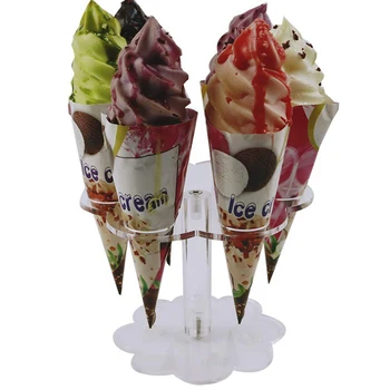 Cupcake Dezert Kužele Držiak na Stojan Multi-otvory Ice Cream Displej Držiak Na Narodeniny, Svadobné Party Kuchyňa Dekoratívne Dodávky