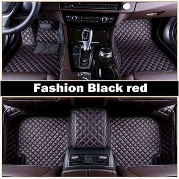 Custom fit auto podlahové rohože špeciálne pre BMW X6, E71, E72 F16 Kožené ťažkých 5D koberce, kobercové podlahy vložky(2008-teraz)