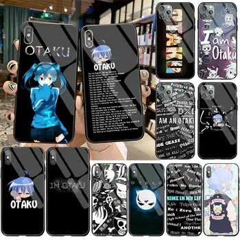 CUTEWANAN Japonské anime a otaku Luxusný Dizajn Kryt Telefónu Tvrdeného Skla Pre iPhone 11 Pro XR XS MAX 8 X 7 6 6 Plus SE 2020 prípade