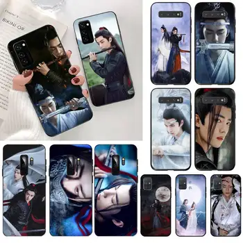CUTEWANAN Wang Yibo Xiao Zhan Na Neskrotnú Silikónový Kryt Telefónu Samsung S20 plus Ultra S6 S7 okraji S8 S9 plus S10 5G lite 2020
