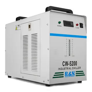 CW-5200 úžitkovej Vody Chladič Chladiacej CW-5200 pre CNC/ Laser 60W 80W 100W 130W.ect Rytec Rytie Stroje
