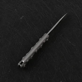 Cyklus reťazca skladací nôž medi podklad Titánu rukoväť zámok-bez vonku vreckový nôž camping nože výchovy k DEMOKRATICKÉMU občianstvu nástroje