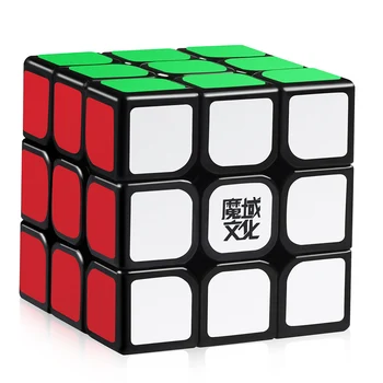 D-FantiX Moyu Aolong V2 3x3 Rýchlosť Kocka 3x3x3 Magic Cube Black Rozšírené Vydanie Puzzle, Hračky pre Deti, Dospelých, Študentov