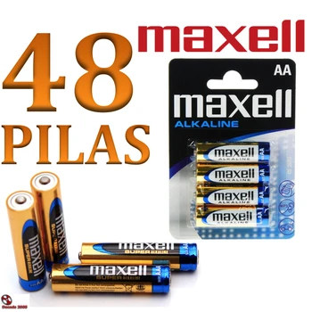 Dacada2005 48 X AA batérie MAXELL (1,5 V) alkalických LR6 alkalické - LR06 Baterias ALKALINAS Balenie kusov relojesshipment Španielsko 24h