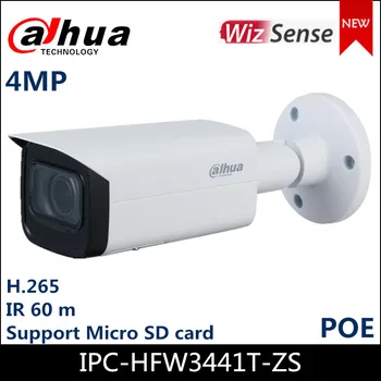 DaHua 4MP IP Kamera IPC-HFW3441T-ZS AI IR Vari-focal Bullet Sieťová Kamera IP Kamera H. 265+ IP67, IK10(voliteľné) ochranu