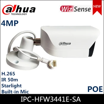 Dahua 4MP WizSense IP Kamera IPC-HFW3441E-SA H. 265 hviezdne svetlo vstavaný Mikrofón max. IR vzdialenosť: 50 m CCTV Kamery