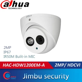 DAHUA HDCVI HAC-HDW1200EM-2MP DOME Kamera vstavaný mikrofón CMOS 1080P IR 50M IP66 DH-HAC-HDW1200EMP-bezpečnostné kamery