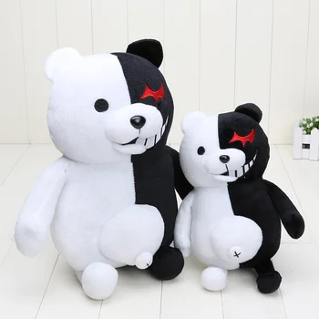 Dangan Ronpa Super Danganronpa 2 Monokuma Black & White Bear Plyšové Hračky Mäkké Plyšové zvieratko Bábiky Vianočné hračky