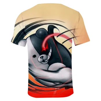 Danganronpa T Shirt 3D Vytlačené Zábavné Muži, Ženy, Deti Tshirt Monokuma Cosplay Kostýmy Dospievajúci Chlapci Dievčatá Topy Japonský Štýl T-shirt