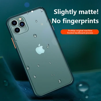 DataRoad Luxusné Matné Telefón púzdra Pre iPhone 11 Pro Max Pol Transparentné Anti-Odtlačkov prstov Zadný Kryt Pre iPhone 11 MAX XR