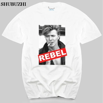 David Bowie sa BÚRIA kvalitné biele bavlna vytlačené t-shirt shubuzhi značky tee-shirt nové módne topy pánske top tees
