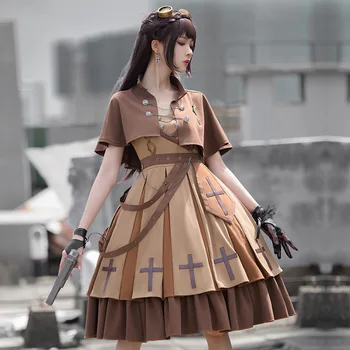 Dawn ~ Steampunk Vojenské Štýl Lolita Šaty v Pohode Armády Jednotné podľa YLF