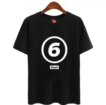 Day6 tlač o krk krátkym rukávom unisex tričko nový príchod kpop day6 letné štýl voľné t-shirt top tees