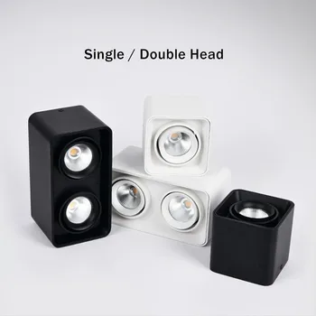 [DBF]Štvorcových COB LED Stmievateľné Svietidlá 10W 12W 20W 24W Povrchovú montáž LED Stropné Svetlá Bodové Svetlo 3000K/4 000 K/6000K AC85-265V