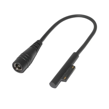 Dc 5.5*2,5 mm Žena Napájací Adaptér Converter Prenosný Nabíjací Kábel Kábel pre Microsoft Surface Pro 6 5 4 3 na Povrchu Ísť