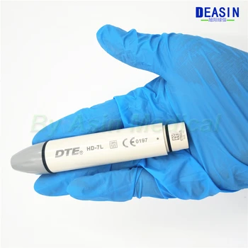 DEASIN Nový Príchod Zubné LED Svetlo Ultrazvukové Piezoelektrické Scaler Handpiece pôvodné DTE kompatibilné SATELEC Škálovanie Tipy HD-7L