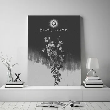 Death Note Light Yagami L anime Plátno plagát Maľby nástenné Art decor Obývacia izba, Spálňa Štúdia Domáce Dekorácie Výtlačkov