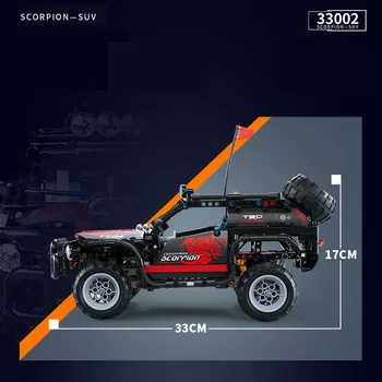 Decool 33002 750pcs technic série mecfactor scorpion-SUV stavebné kamene, tehly Športové Auto Hračky pre deti,