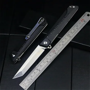 DeHong high-end značky D2 ocele multi-funkčné outdoorové ostrý lovecký nôž taktické skladací nôž prenosný vreckový nôž