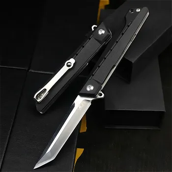 DeHong high-end značky D2 ocele multi-funkčné outdoorové ostrý lovecký nôž taktické skladací nôž prenosný vreckový nôž