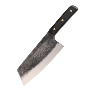 DENGJIA 5Cr15Mov Čepeľ Uhlíkovej Ocele Slicer 60-Stupňový Uhol Noža Tip Čínske Rastlinné Nôž