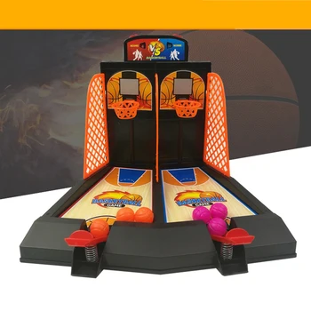 Desktop Basketbal, Mini Prst Strieľať Kôš Dieťa Stolové Hry Double Play Interakcie Toy Model Zábavný Darček K Narodeninám