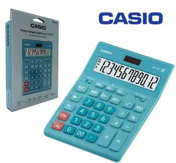 Desktop kalkulačka Casio g-12c ružová, zlatko office, roztomilý, 12 číslice, duálne napájanie, veľký displej