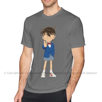 Detective Conan T Shirt Edogawa Conan T-Shirt Zábavné Mens Tee Tričko Bavlna-Krátke Rukáv Tričko