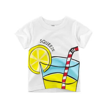 Deti Bavlna T-shirt pre Jar/leto 2020 Krátke Rukávy T-shirts Batoľa Košele, Baby, Dievčatá, Chlapcov Tees