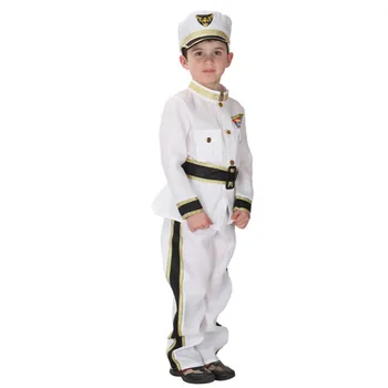Deti, Chlapci Halloween Navy Námorník Oblečenie Cosplay Výkon Kostým