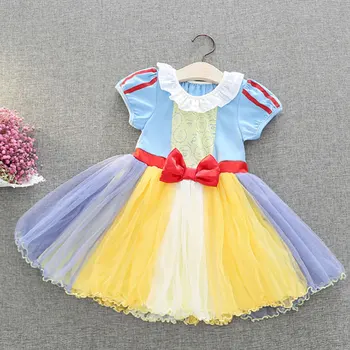 Deti, Dievčatá Šaty Princezná Alice Halloween Kostým Baby Girl Šaty Letné Party Šaty vestido Fit 80-130 cm