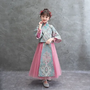 Deti Hanfu Cosplay Dievčatá Hanfu Oblečenie Starovekej Čínskej Kostým Tradičné Šaty pre Deti Fáze Nosenie