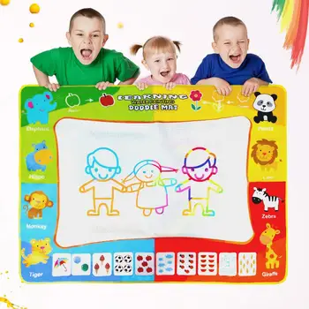 Deti Magické Vody Kreslenie Mat Doodle Mat & Perá Dieťa Hrať Mat Koberec Montessori Hračky maliarska Doska Vzdelávacie Hračky pre Deti,