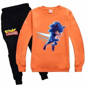 Deti Oblečenie na Jeseň Sonic Baby Chlapci Oblečenie Sady bavlna Top+Nohavice Športové Vyhovovali Zimné Deti, Oblečenie Pre Batoľa Chlapci 2-14y