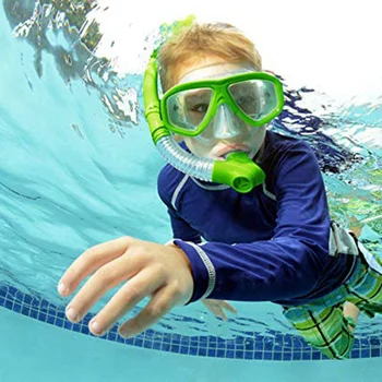 Deti Potápačských Okuliarov Masky, Dýchacie Trubice Shockproof Anti-fog Plávanie Okuliare Kapela Šnorchlovanie Plávať pod vodou Príslušenstvo Sada