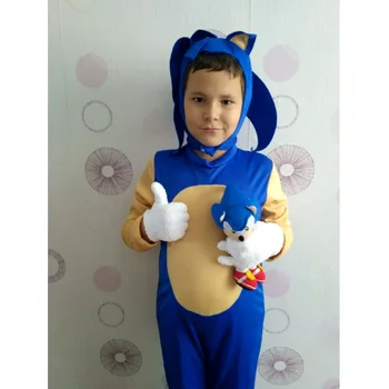 Deti Sonic The Hedgehog Cosplay Kostým Halloween Kostým Na Deti Karnevalové Strany Vyhovovali Zdobiť